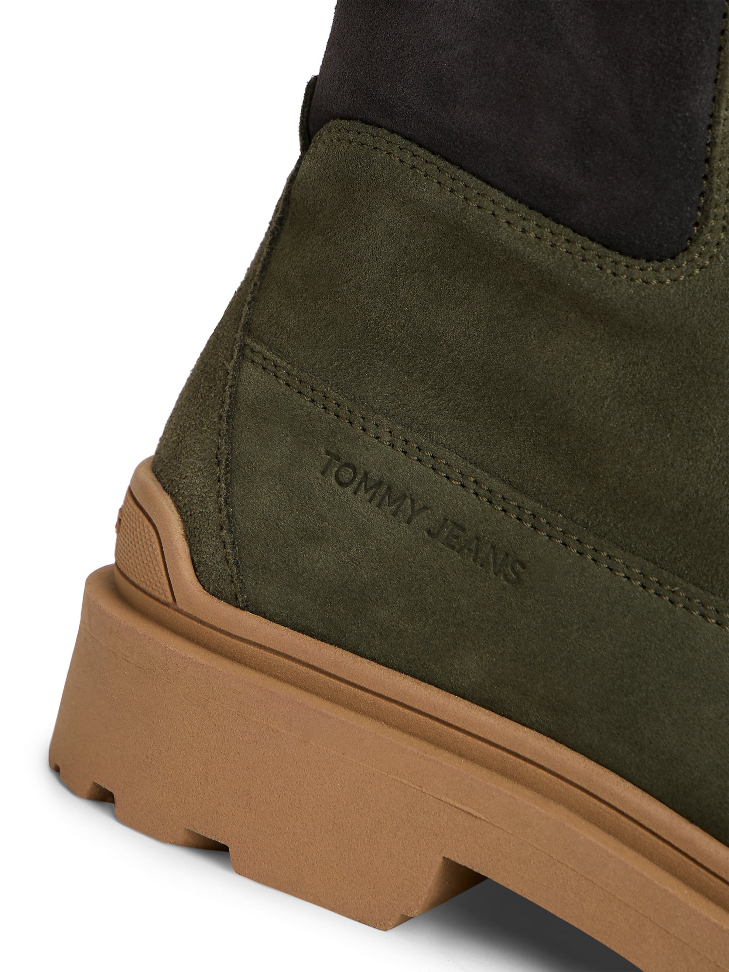 Tommy Jeans Veterboots in Groen