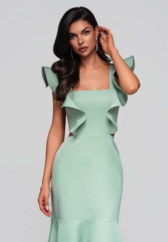 Ombre Evening dress 'Liora' in Green