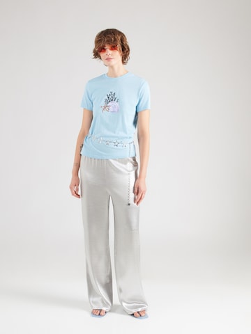 ONLY T-shirt 'ONLKita' i blå
