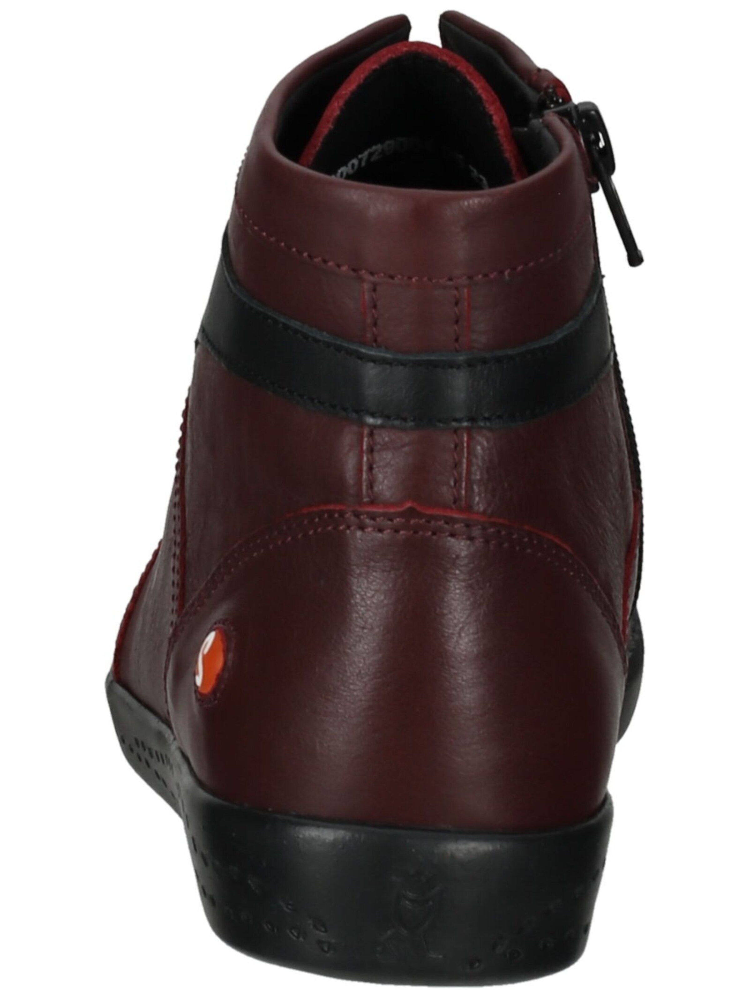 Softinos Lace-up bootie in Red