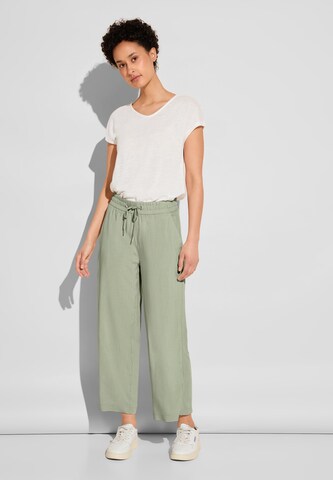 STREET ONE Loosefit Hose in Grün