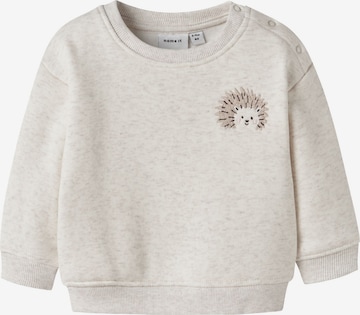 NAME IT Sweatshirt in Beige: Vorderseite