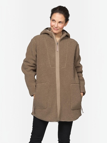 ILSE JACOBSEN Fleecejakke i beige: forside