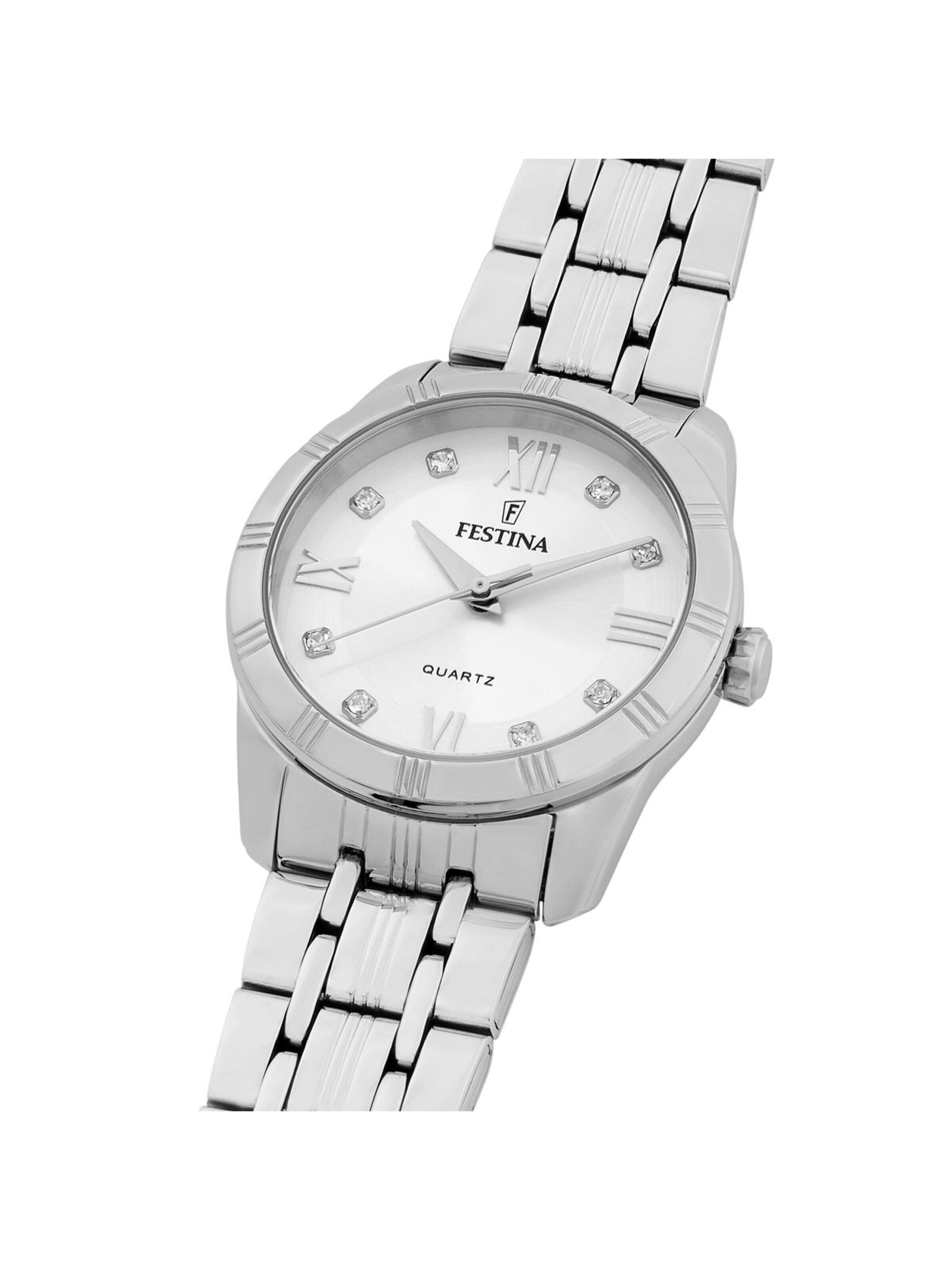 FESTINA Analoog horloge 'Mademoiselle' in Zilver