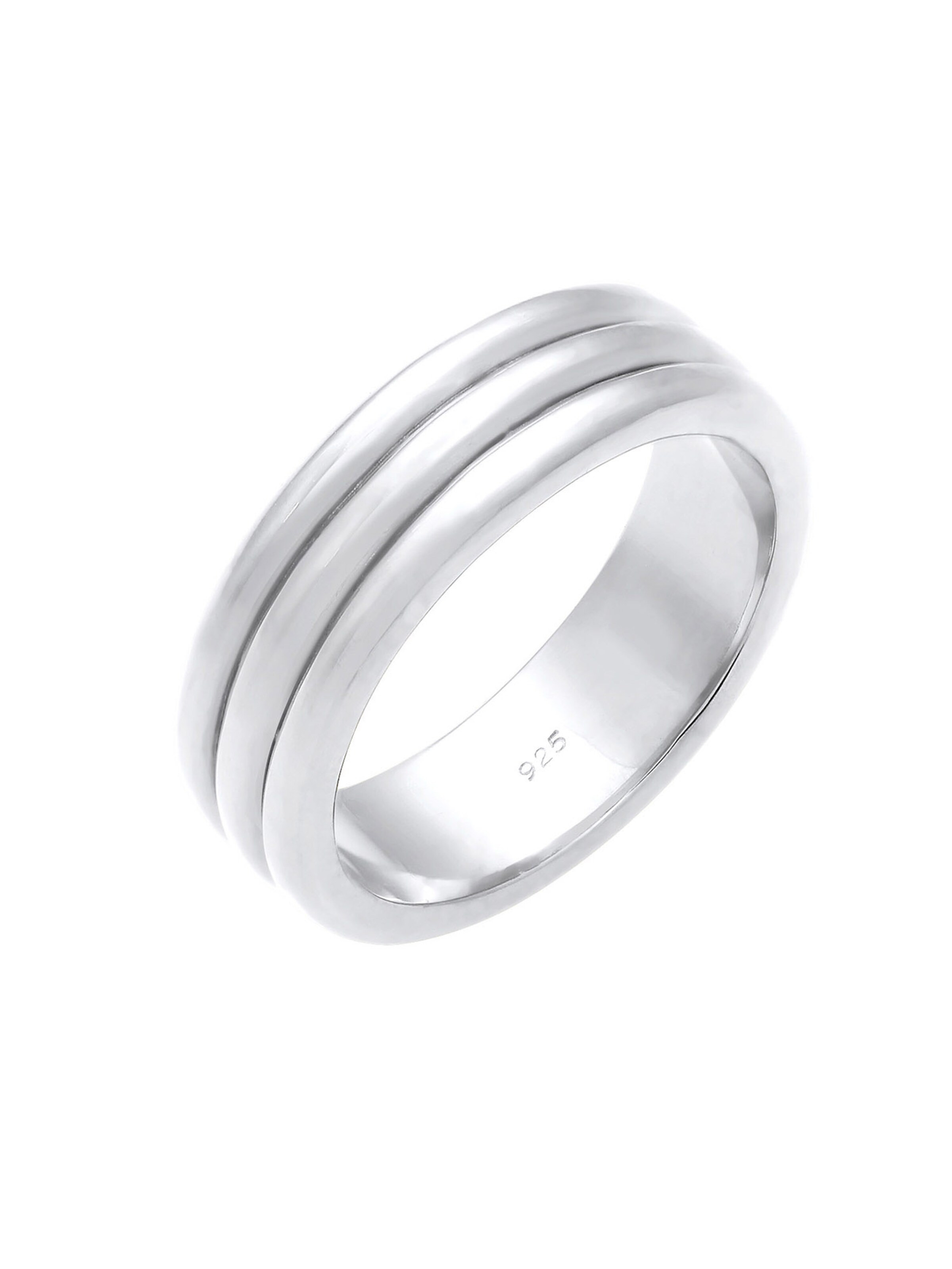 Bague 'Paarring' ELLI PREMIUM en argent : devant