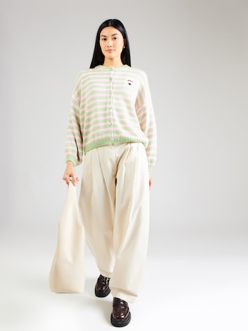 Hailys Knit Cardigan 'Av44a' in Green