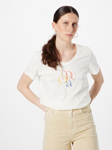 T-shirt s.Oliver en blanc : devant