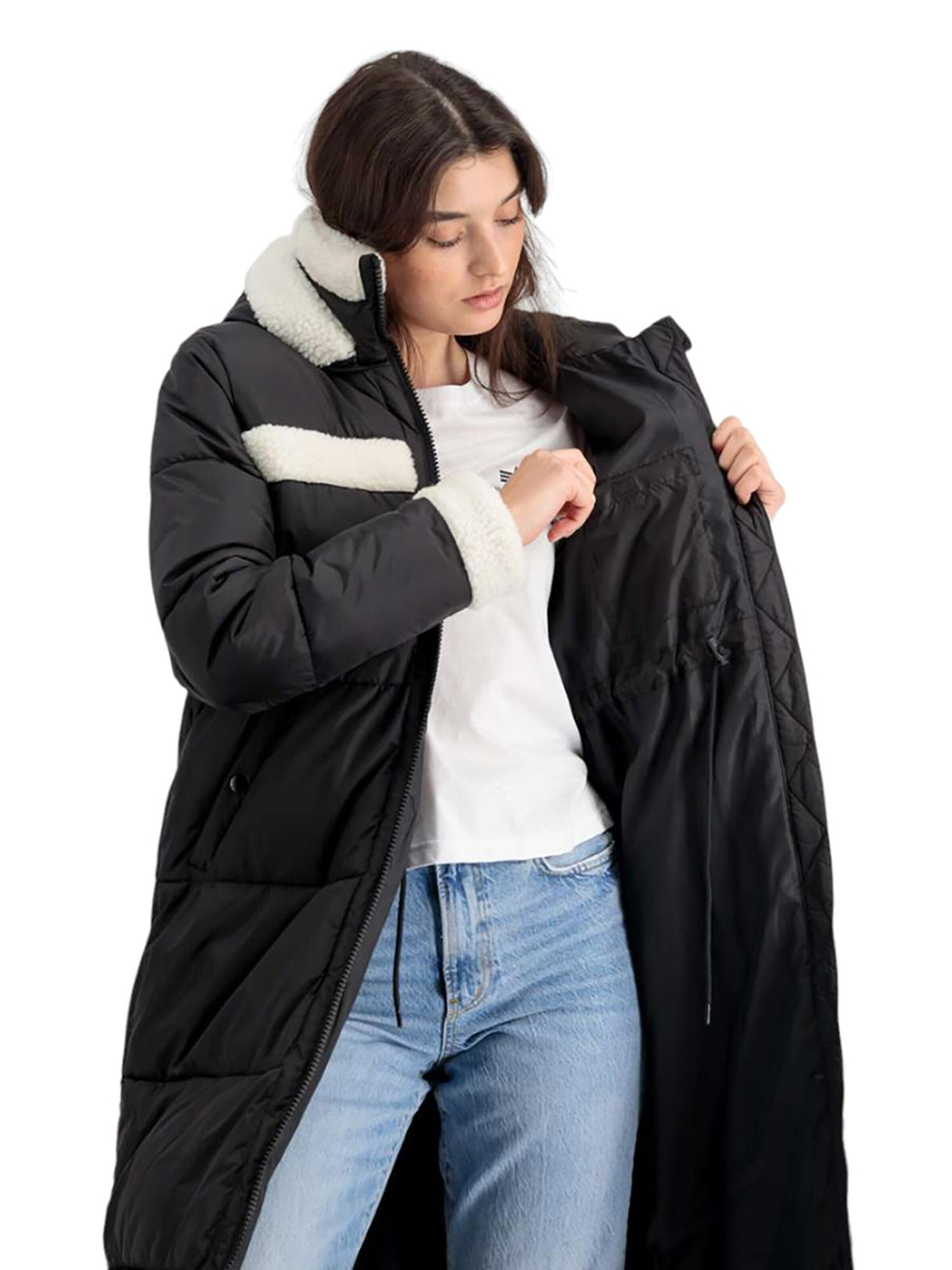 ALPHA INDUSTRIES Winter Parka 'ZH' in Black
