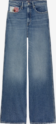 Tommy Jeans Wide Leg Farkut 'CLAIRE' värissä sininen: etupuoli