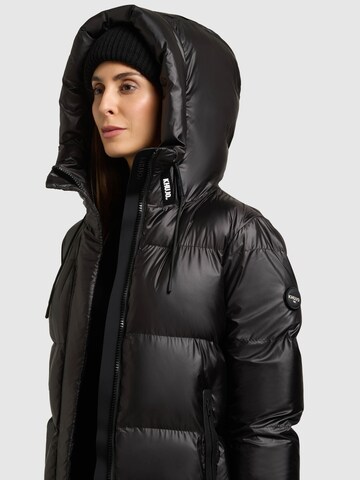 khujo Winter Coat 'Coulin Shiny' in Black