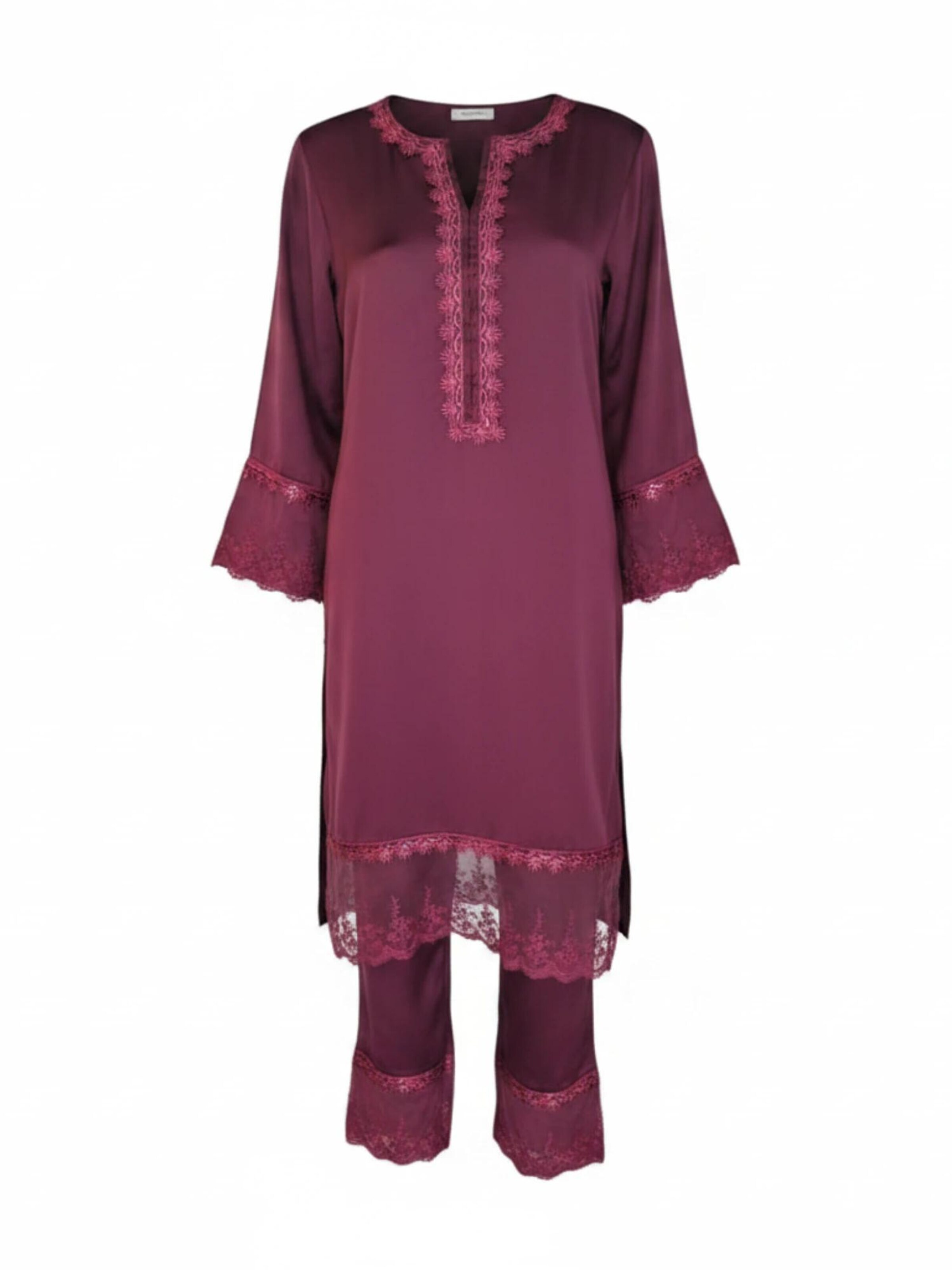 Radwa - Túnica em vermelho: frente