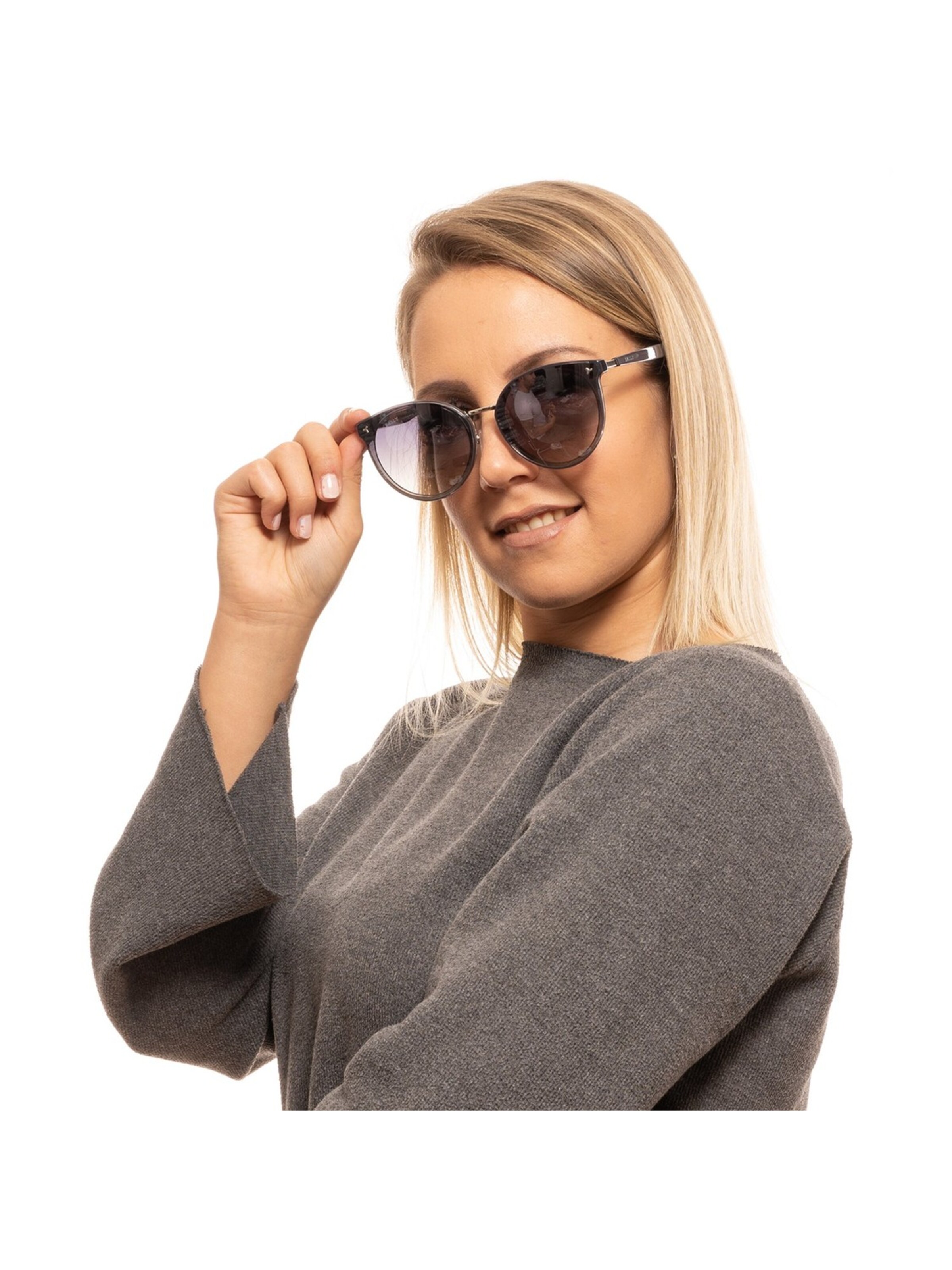 Bally Zonnebril 'Bally Sunglasses BY0043-K 20C 65' in Grijs: voorkant