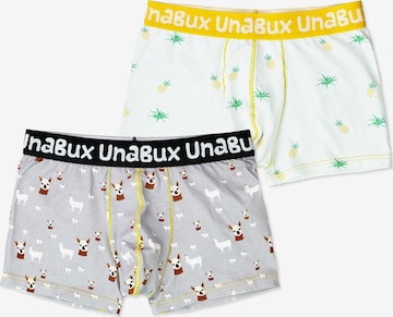 UNABUX Boxer shorts in Grey: front