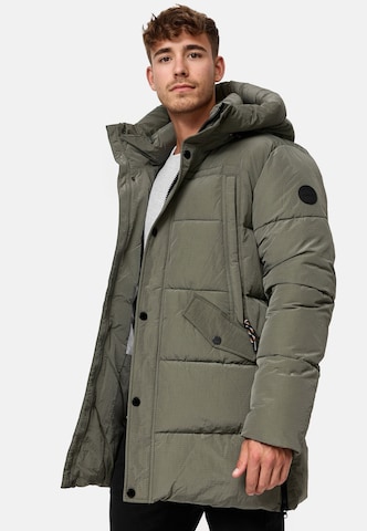 INDICODE JEANS Winterparka 'Kasper' in Groen