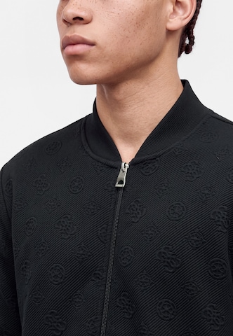 GUESS - Sudadera con cremallera 'ROVER' en negro