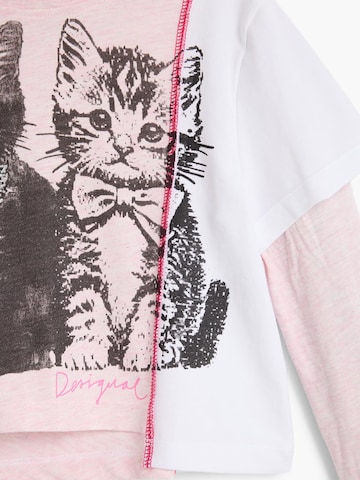 Desigual T-shirt i rosa