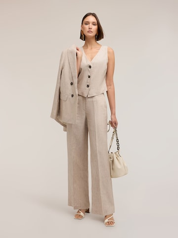 MOTIVI Wide leg Pants in Beige