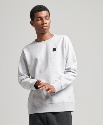 Superdry Athletic Sweatshirt 'Tech' in White: front