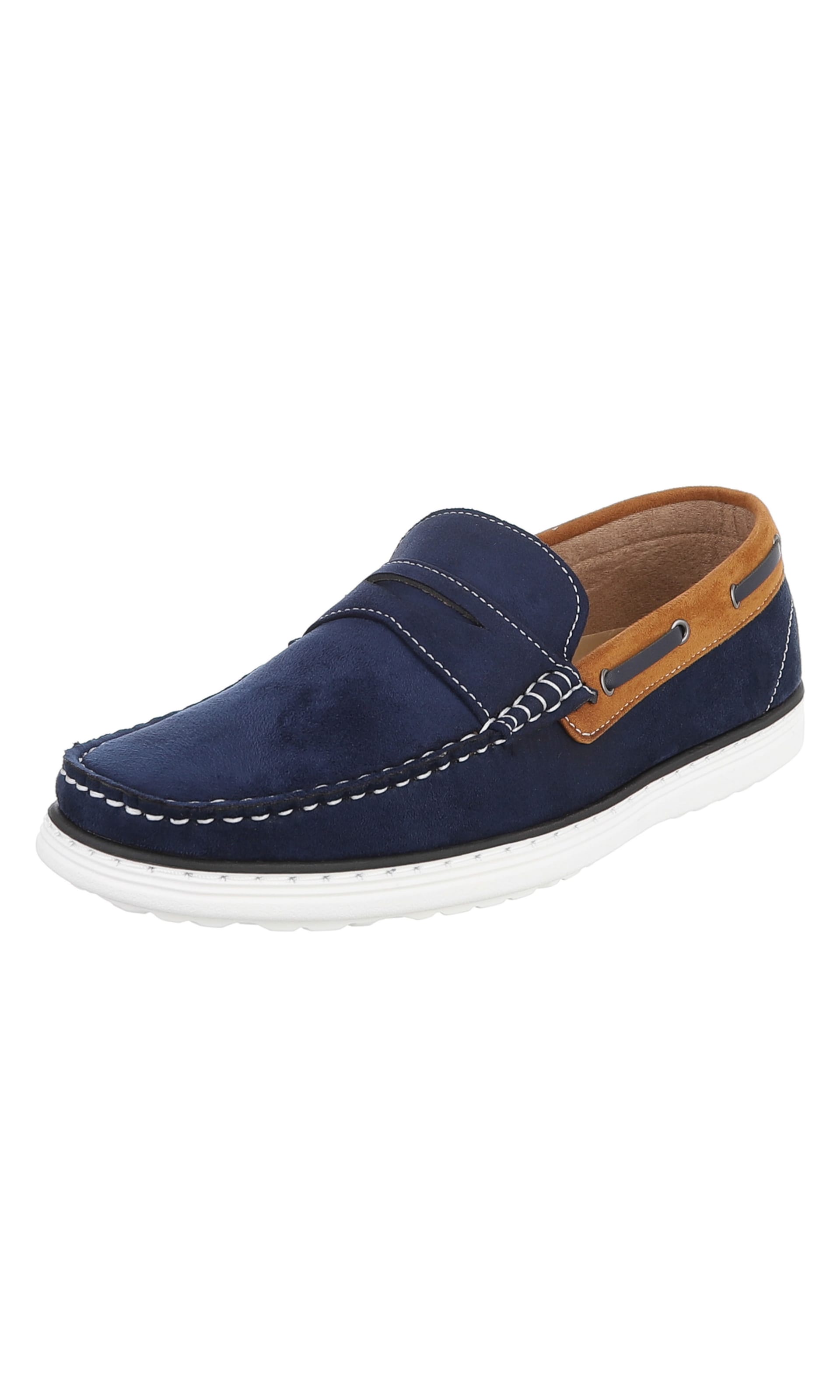 CoolWalk Moccasins in Blue: front