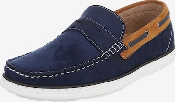 CoolWalk Moccasins in Blue: front