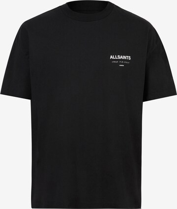 Tricou 'Underground' de la AllSaints pe negru: față