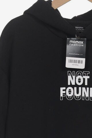 Bershka Sweatshirt & Zip-Up Hoodie in XS in Black