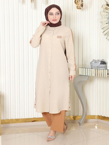 MODAMIHRAM Tunic in Beige: front