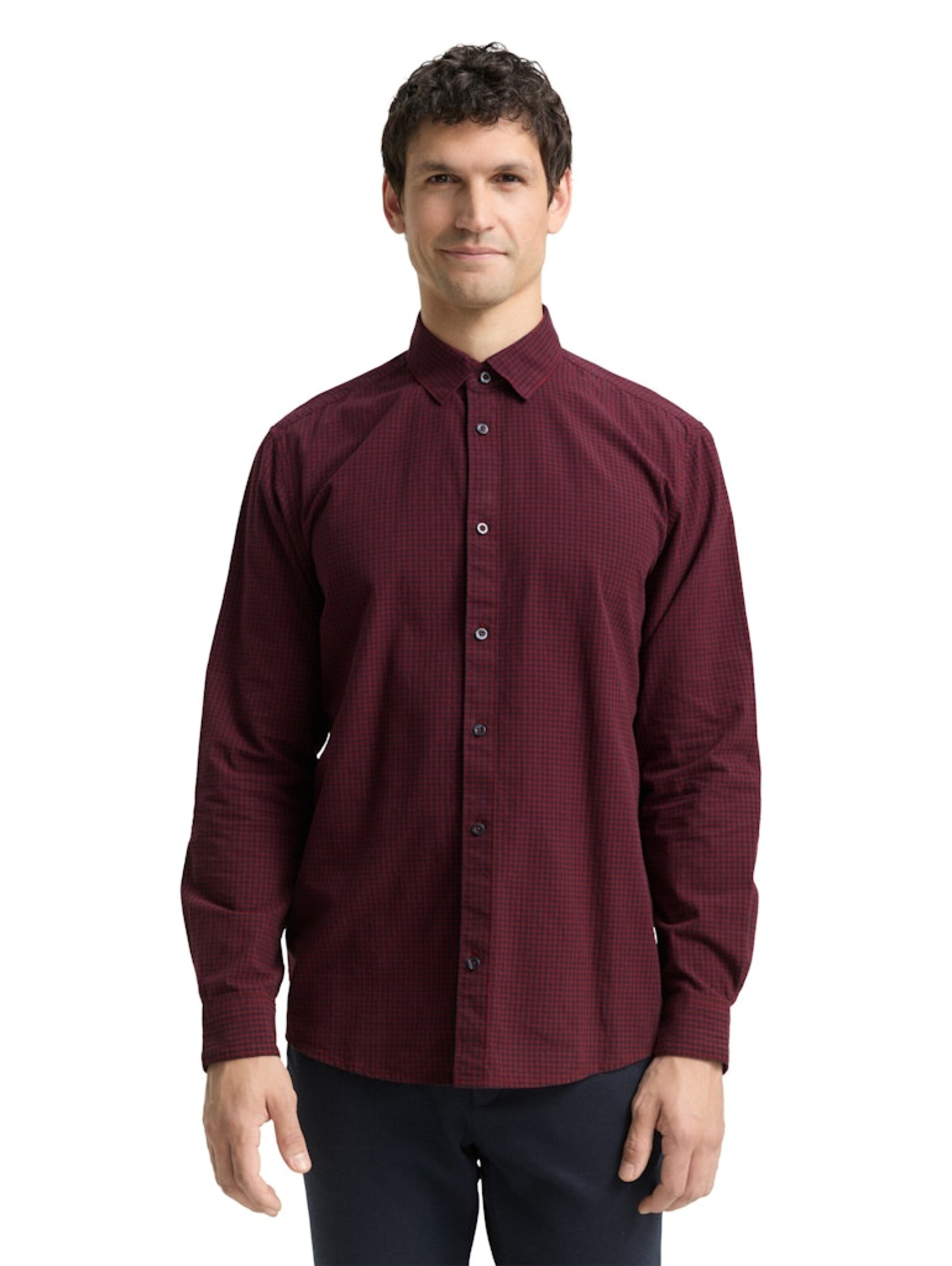 TOM TAILOR Tavaline suurus Triiksärk, värv punane: eest vaates