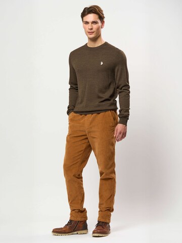 U.S. POLO ASSN. Pullover ' UMKent ' i brun: forside