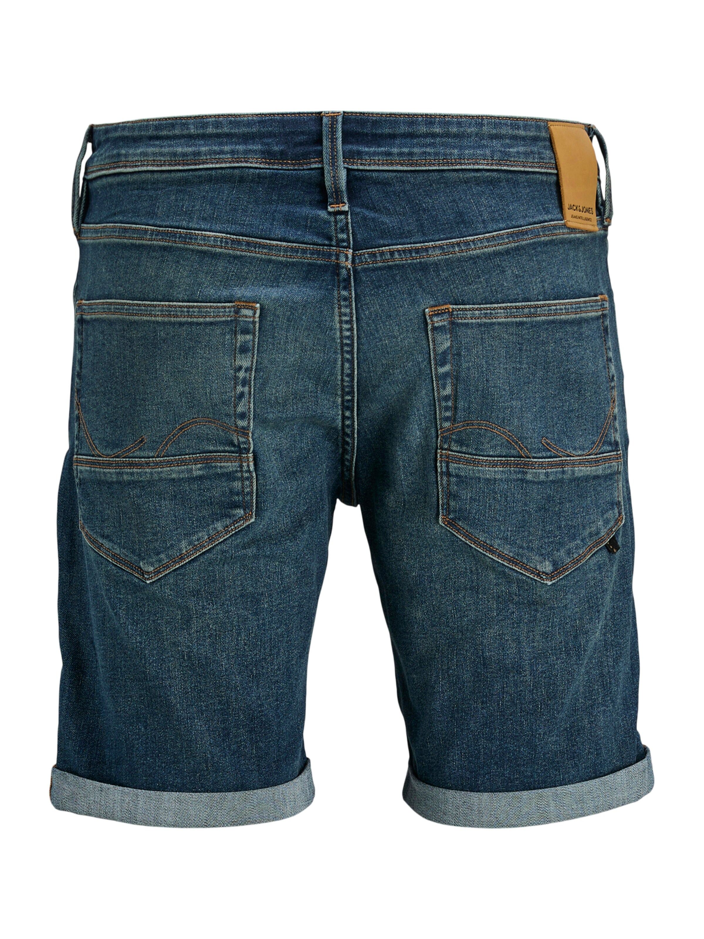 JACK & JONES Slimfit Farkut 'JWHRICK JJFOX' värissä sininen: takapuoli