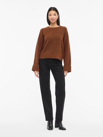 VILA Sweater 'VILuna' in Brown