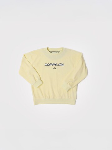Maru + Bo Set 'VELOUR TRACKSUIT WITH SLOGAN' in Gelb