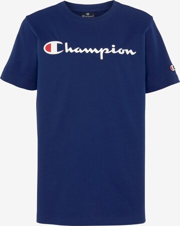 Champion Authentic Athletic Apparel T-Shirt 'Classic' in Blau: predná strana
