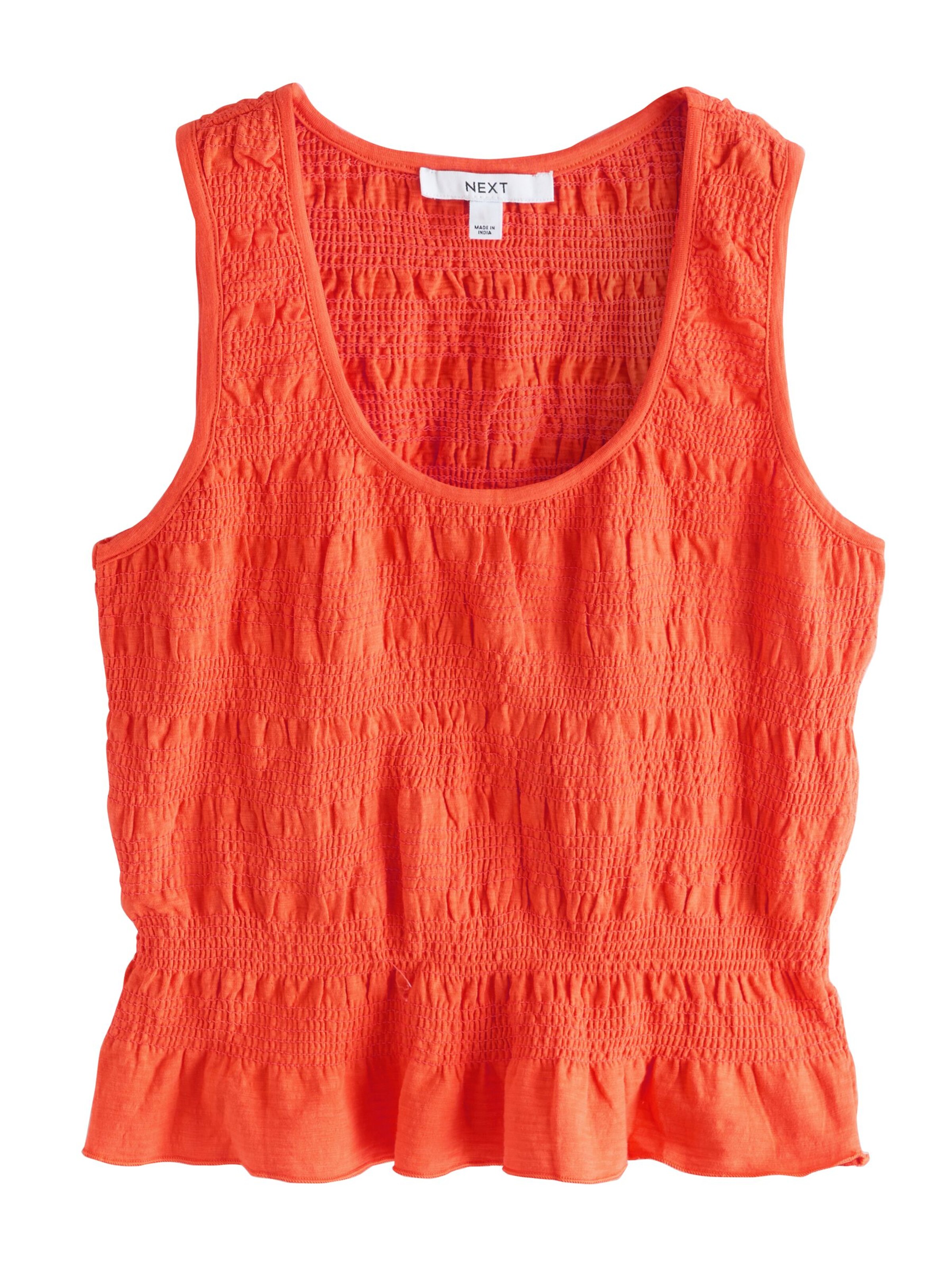 Top di Next in arancione: frontale