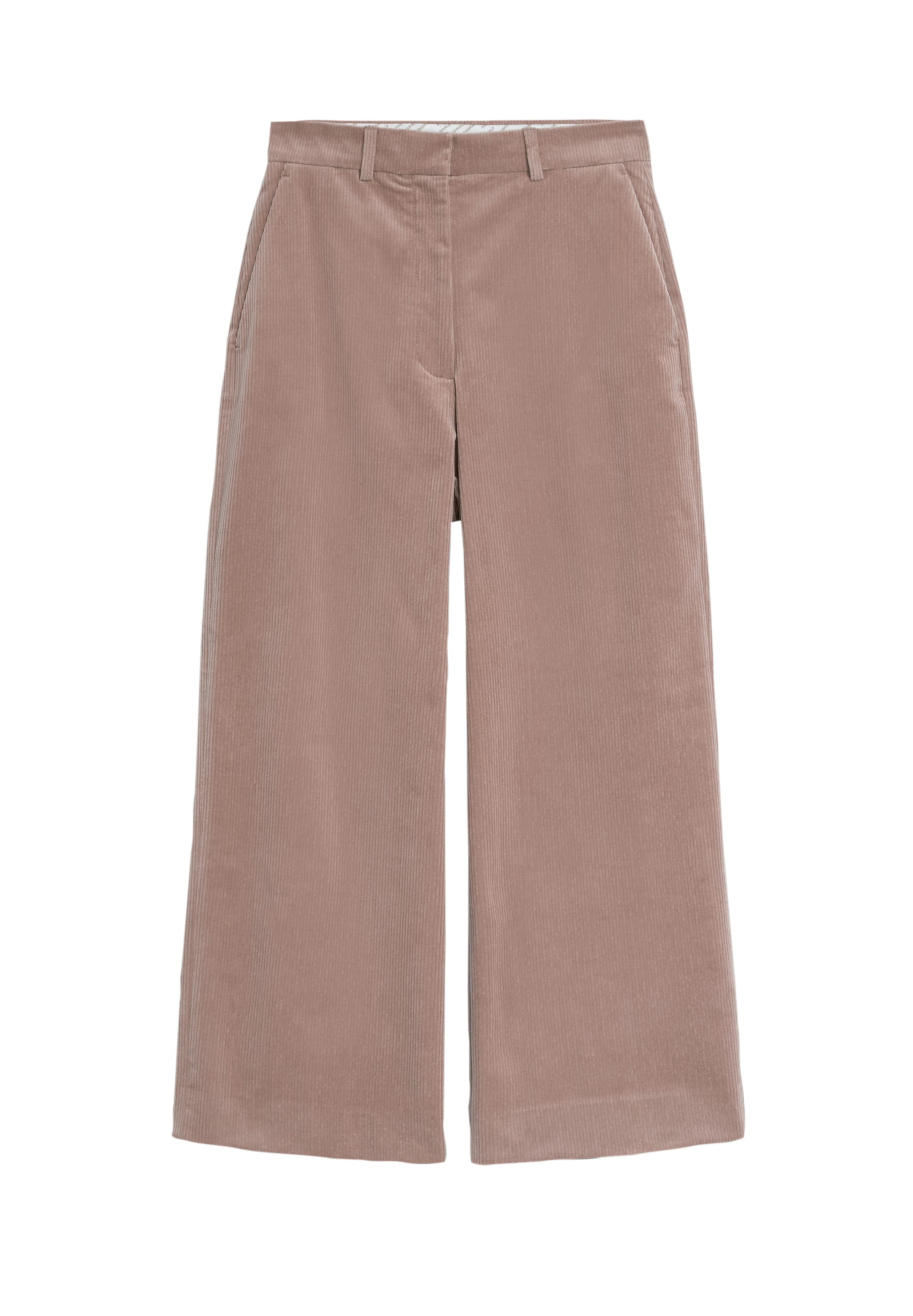 ARMEDANGELS Wide leg Broek 'JAALMA CORDUROY' in Bruin: voorkant