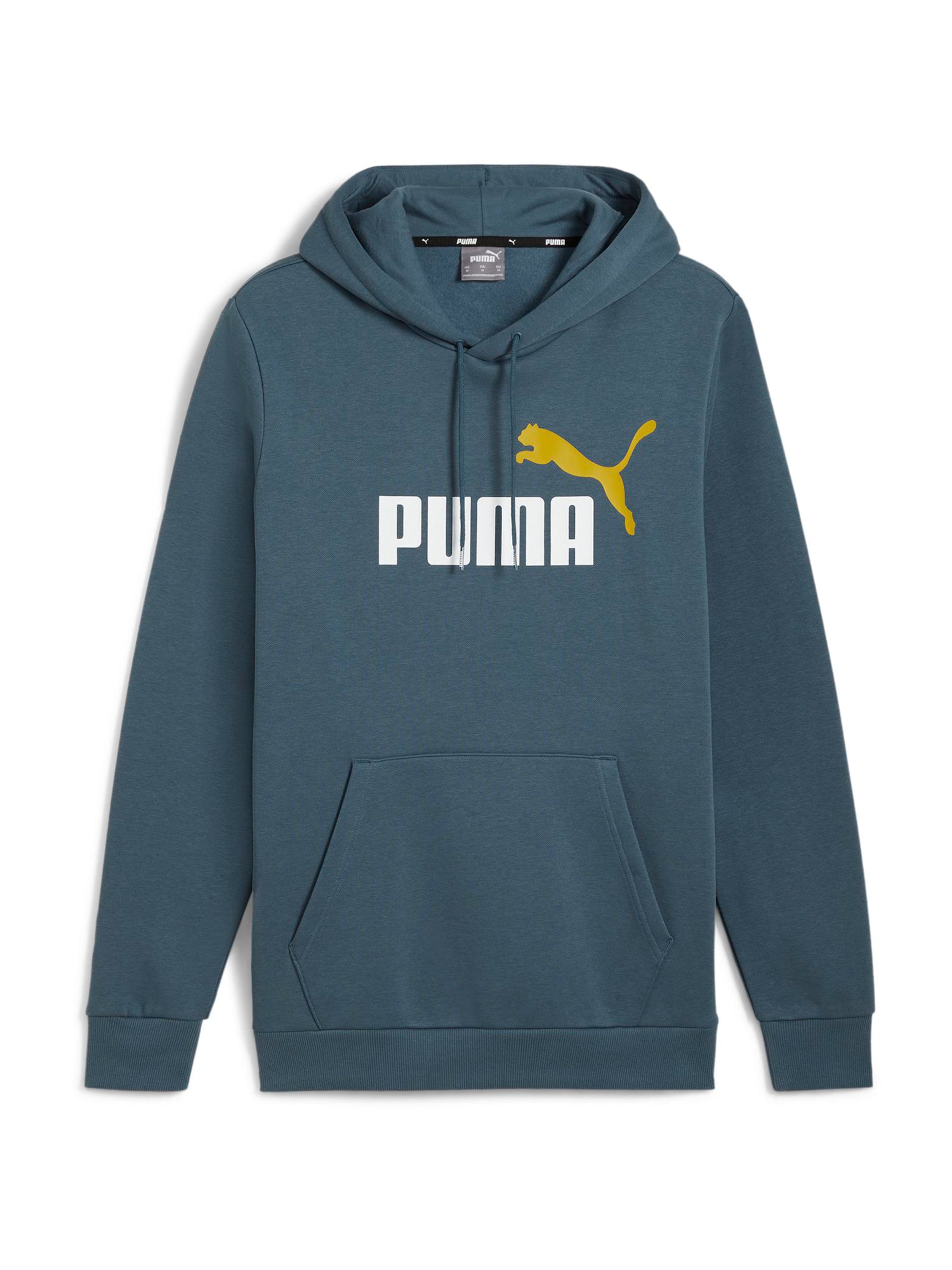 Sweat shirt ESS PUMA en Bleu Cyan ABOUT YOU