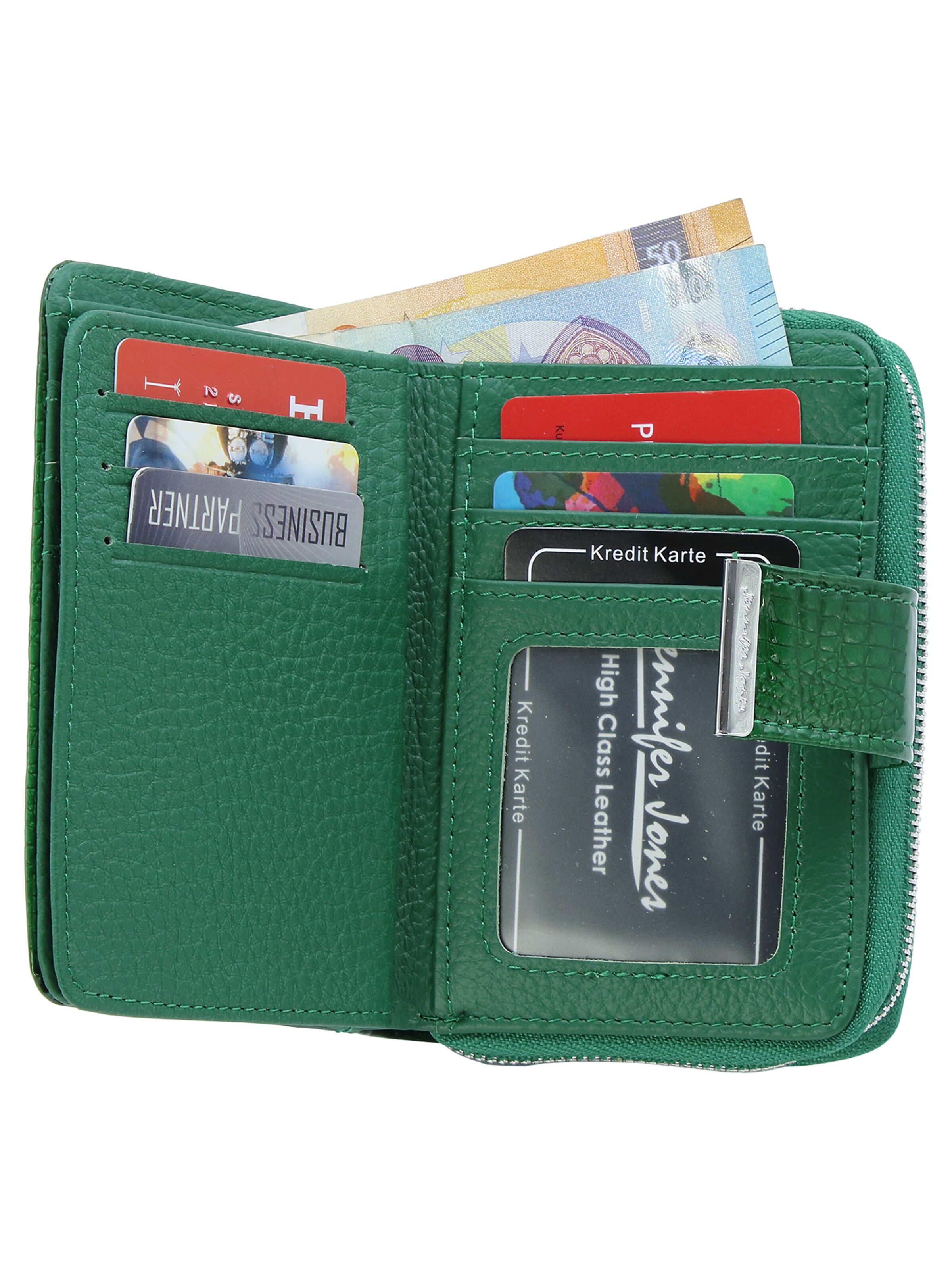 Jennifer Jones Wallet in Green