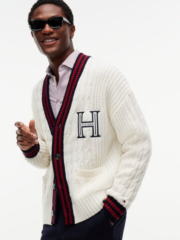 TOMMY HILFIGER Strickjacke in Beige