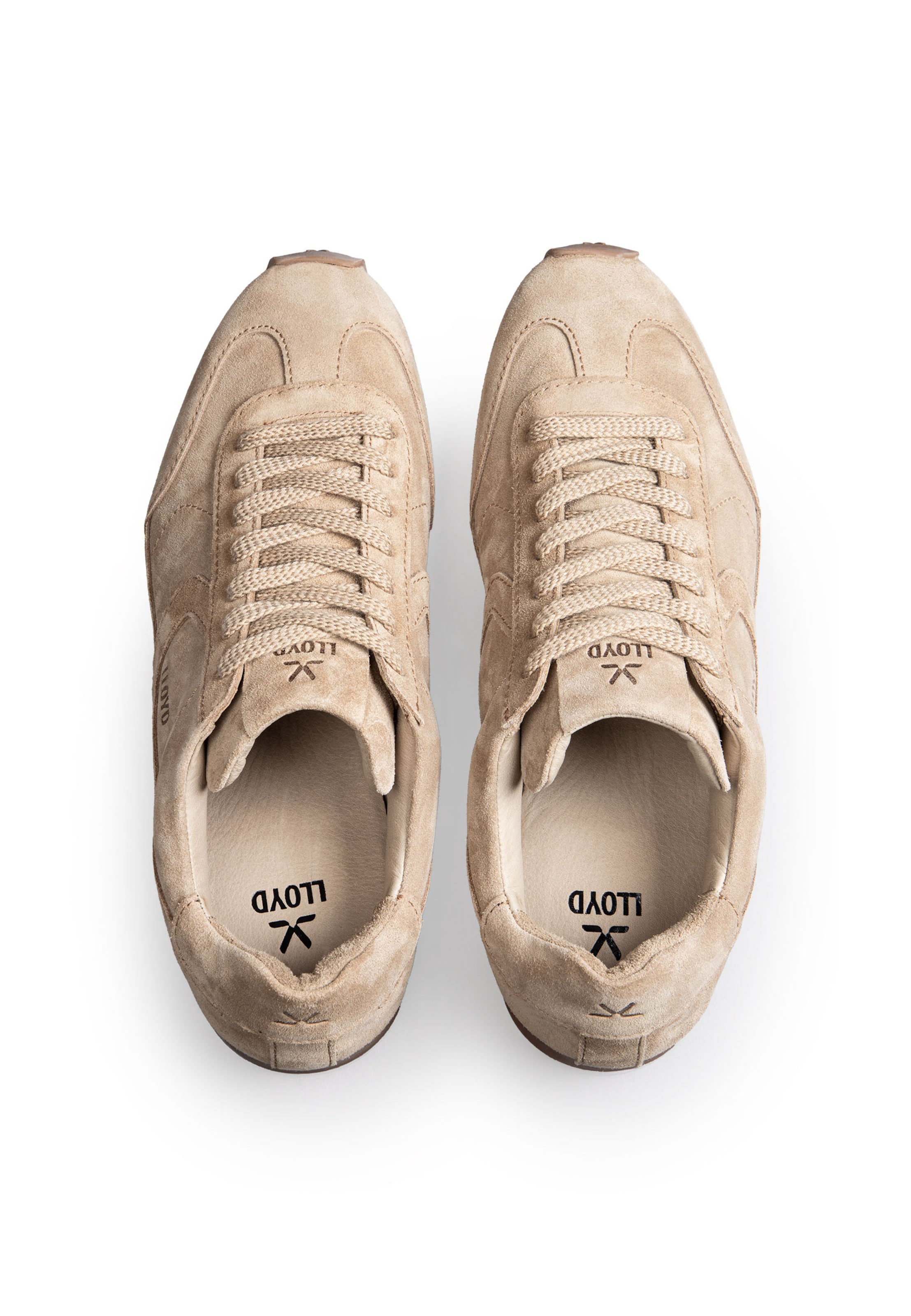 LLOYD Platform trainers in Beige
