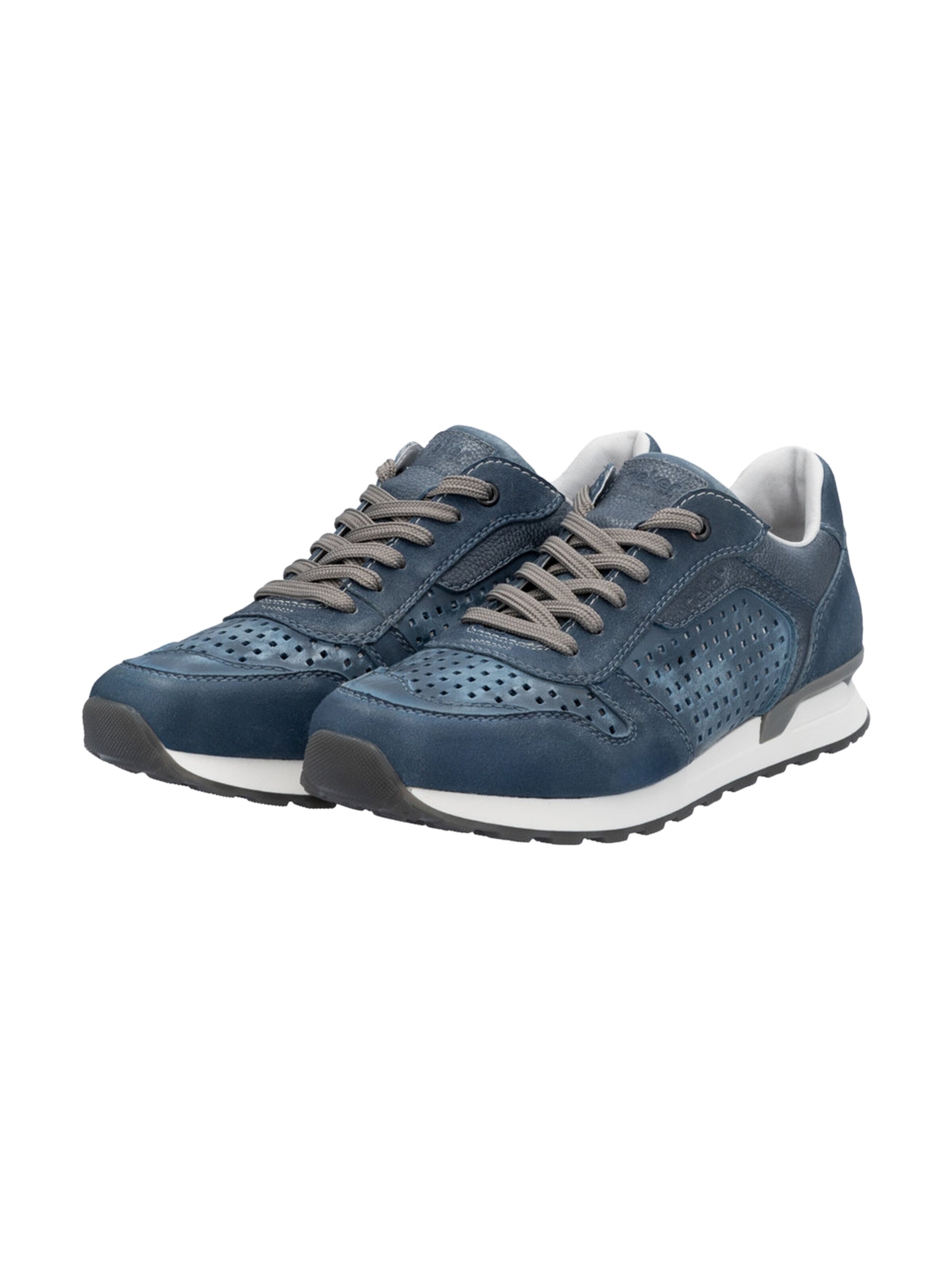 Rieker - Calzado deportivo con cordones 'Sneaker aus Sheepsuede-Leder' en azul