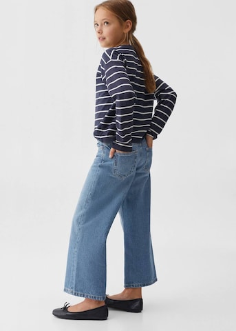 MANGO KIDS Wide Leg Farkut 'Culotte6' värissä sininen