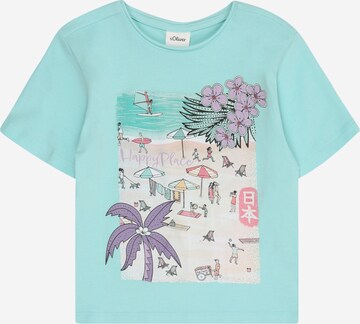 s.Oliver Shirt in Grün: Vorderseite