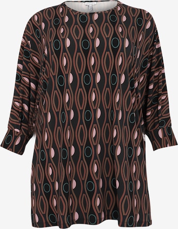 Yoek Tunic in Brown: front