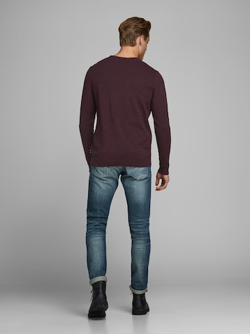 JACK & JONES Sweater in Red