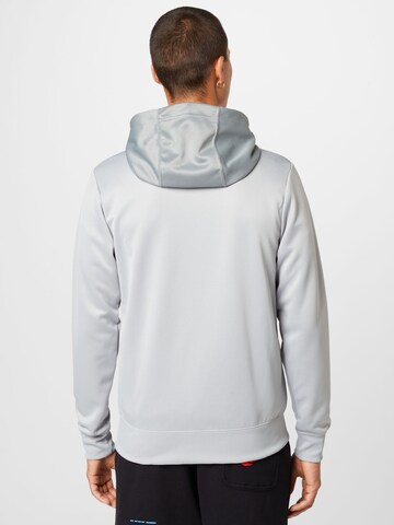 Nike Sportswear Zip-Up Hoodie 'Repeat' in Grey