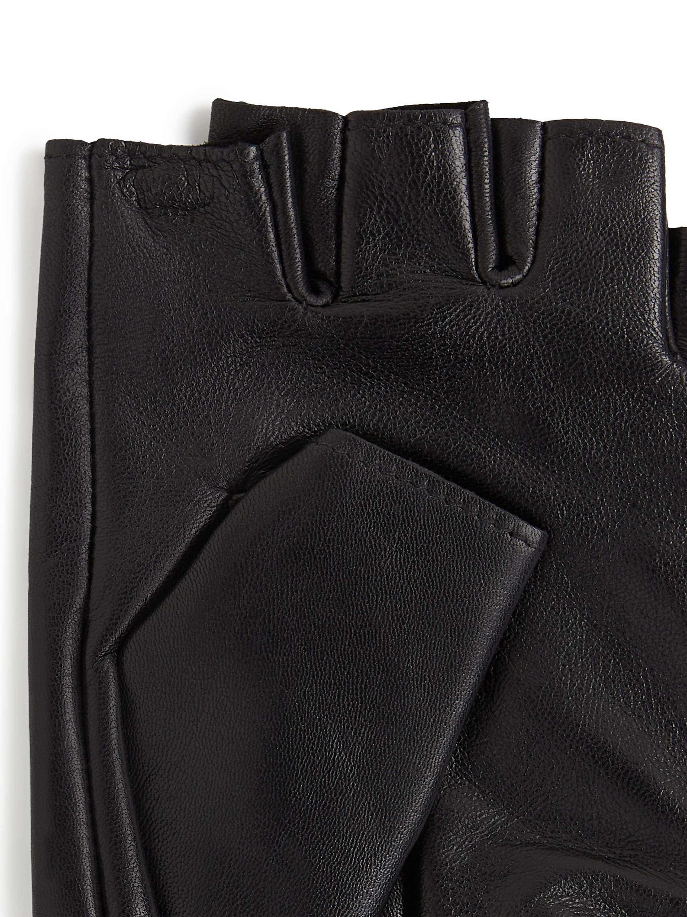 Karl Lagerfeld Rukavice bez prstov - Čierna