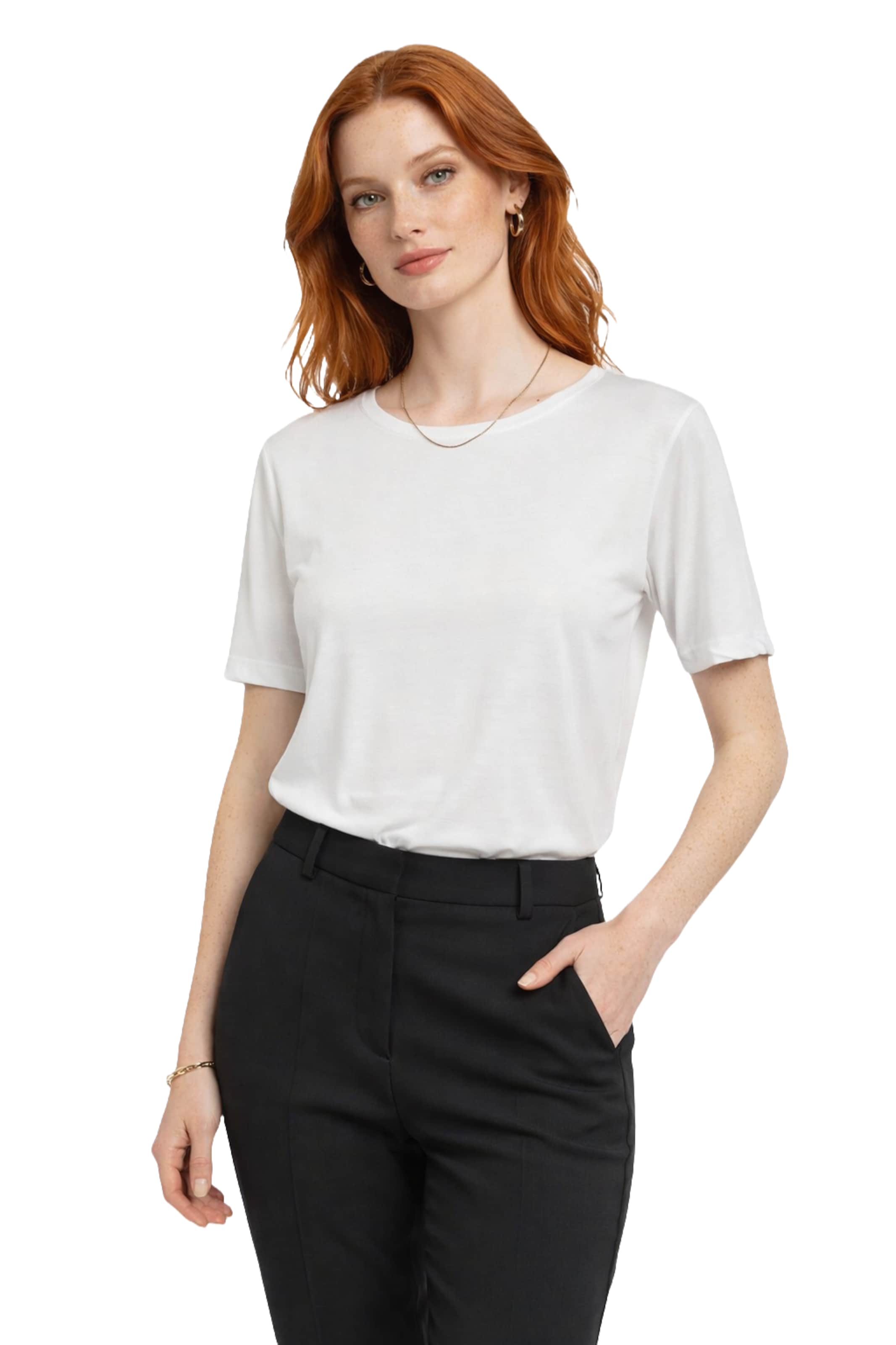 No Matter What Shirt in Wit: voorkant