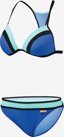 BECO the world of aquasports Bikini in Blue: front