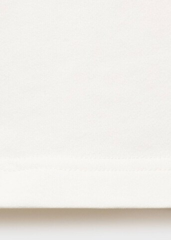 MANGO TEEN Comfort fit Button Up Shirt 'Zipp' in White
