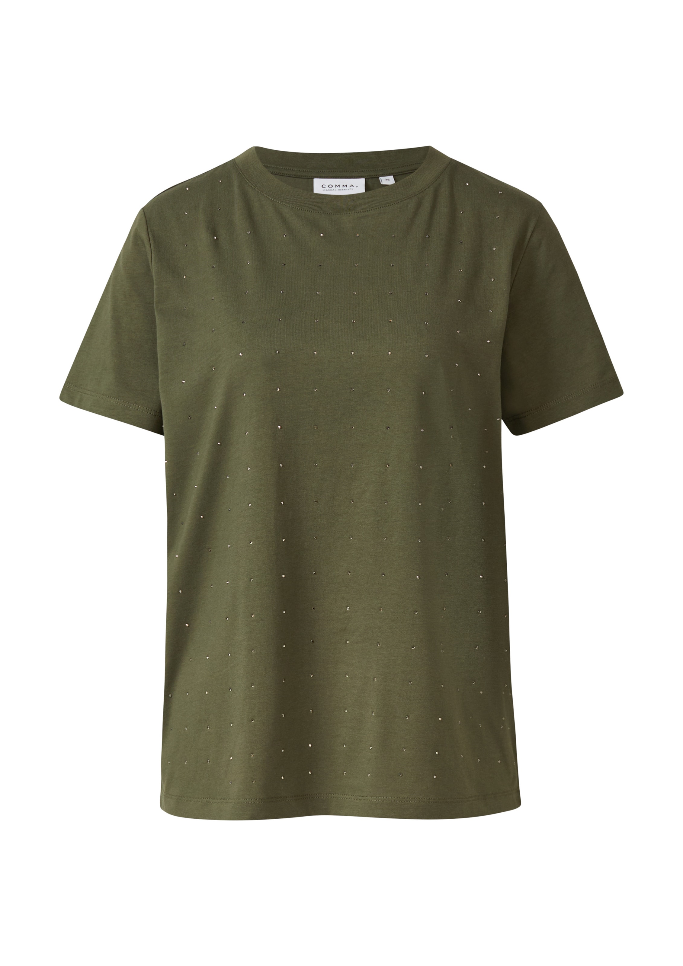 T-shirt COMMA en vert : devant